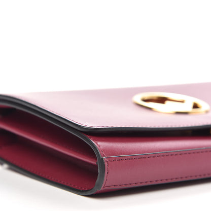 Fendi Vitello Liberty Lucido F is Fendi Wallet on Chain Black Cherry 8 of 10