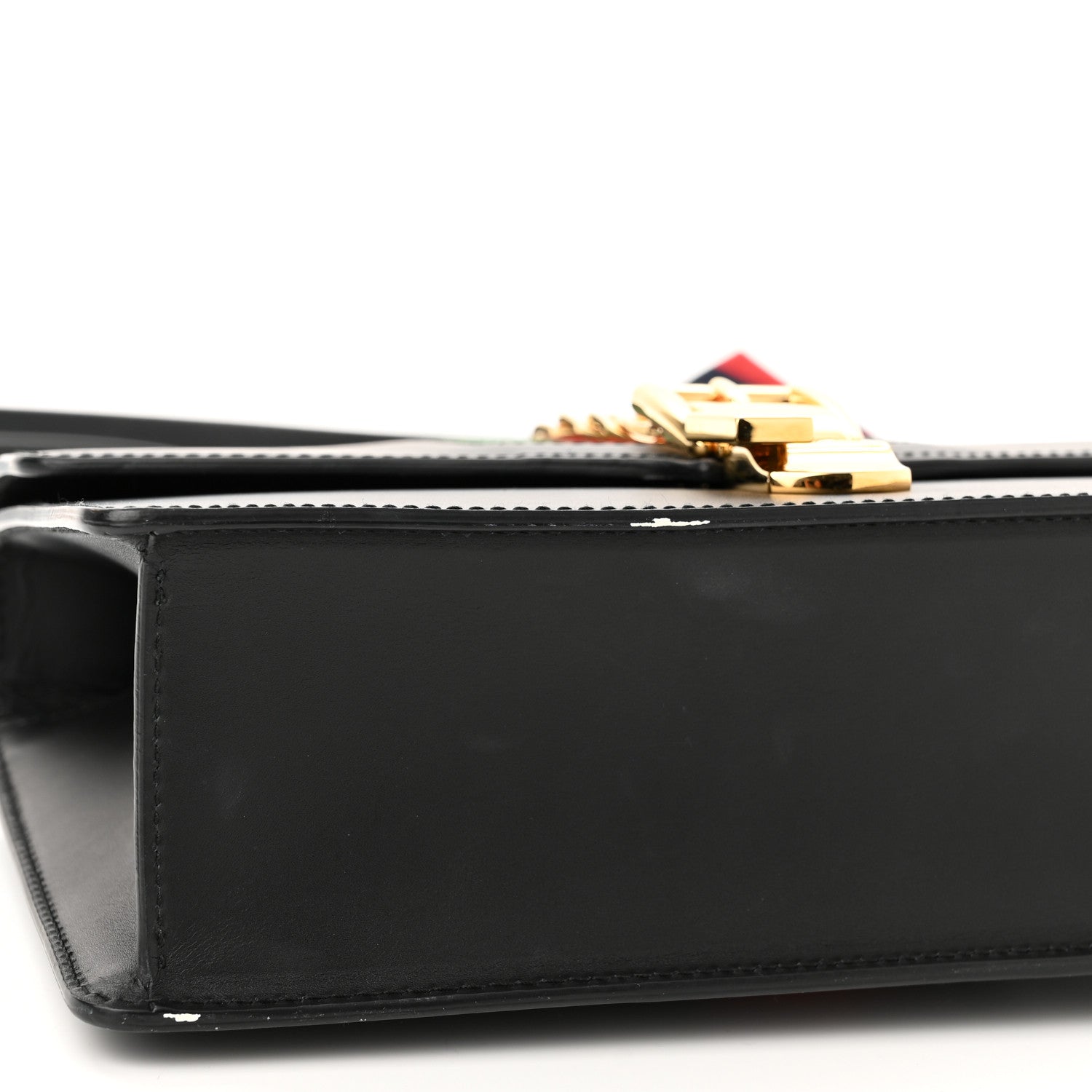 Gucci Calfskin Small Sylvie Shoulder Bag Black 11 of 14
