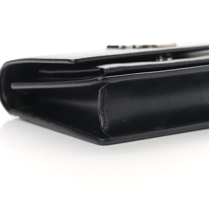 Saint Laurent Calfskin Monogram Sunset Chain Wallet Black 9 of 13