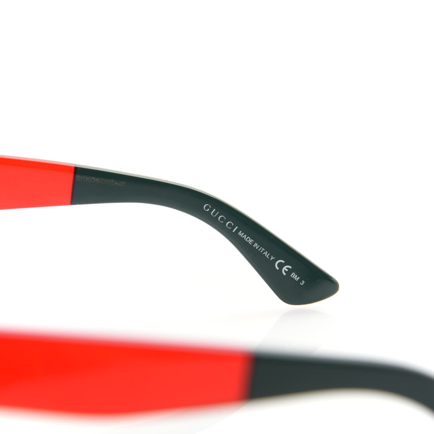 Gucci Acetate Cat Eye Sunglasses GG3810/S Black Red 5 of 8