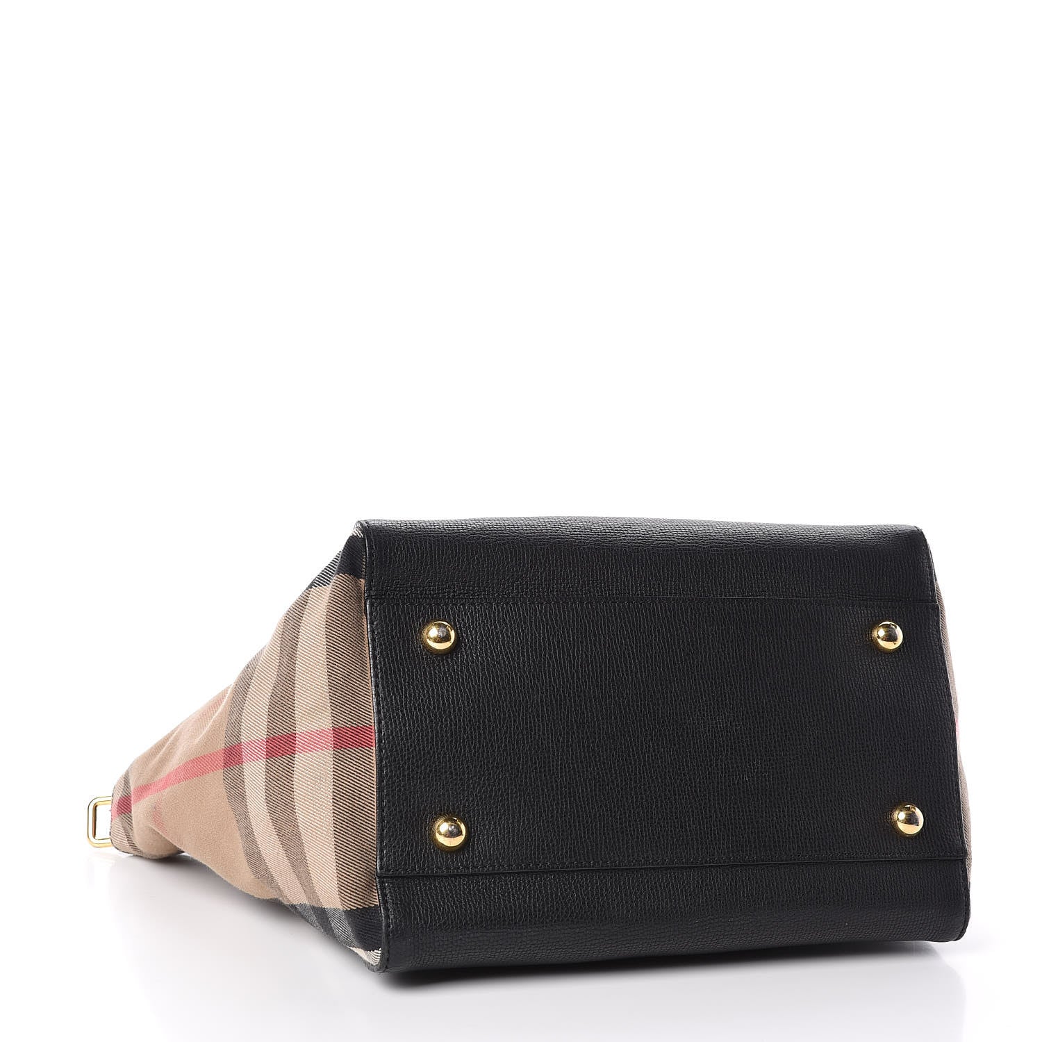 Burberry Grainy Calfskin House Check Small Canterbury Black 4 of 11
