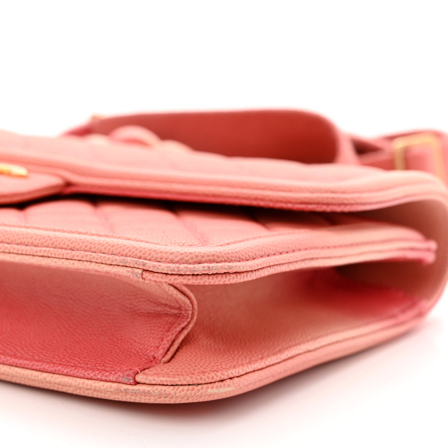 Chanel Caviar Quilted Medium Sunset On The Sea Flap Coral 10 of 10