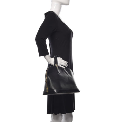 Louis Vuitton Epi Alma PM Black 2 of 13