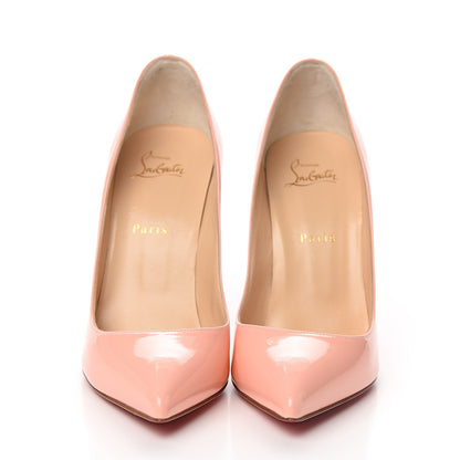 Christian Louboutin Patent Pigalle Follies 100 Pumps 40 Flamingo 2 of 8
