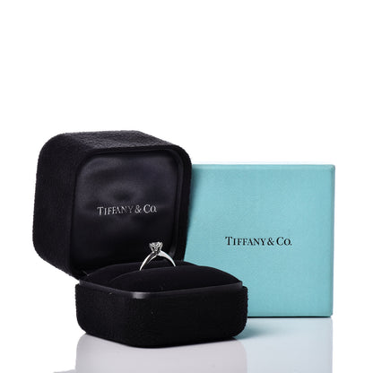 Tiffany Platinum Diamond .38ct Solitaire Engagement Ring 48 4.5 8 of 8
