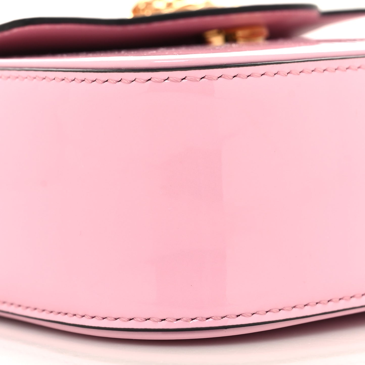 Patent Mini La Medusa Bag Pink
