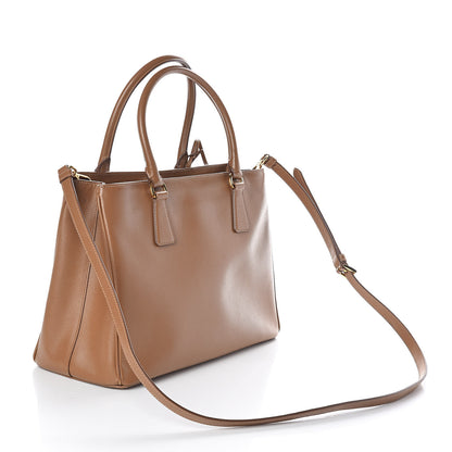 Prada Saffiano Lux Medium Tote Caramel 3 of 13