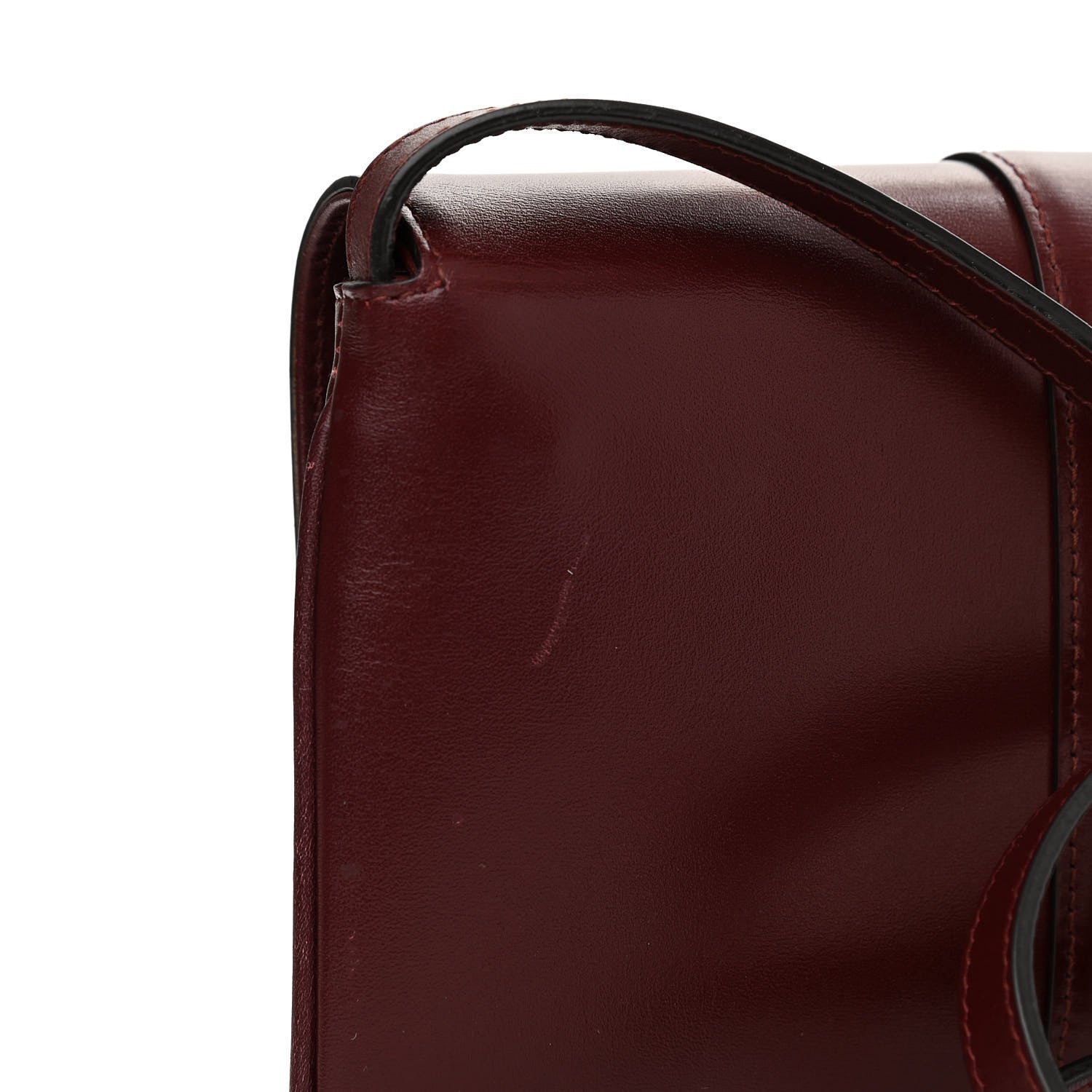 Gucci Vitello Palmellato Lux Small Arli Flap Shoulder Bag Vintage Bordeaux 14 of 14