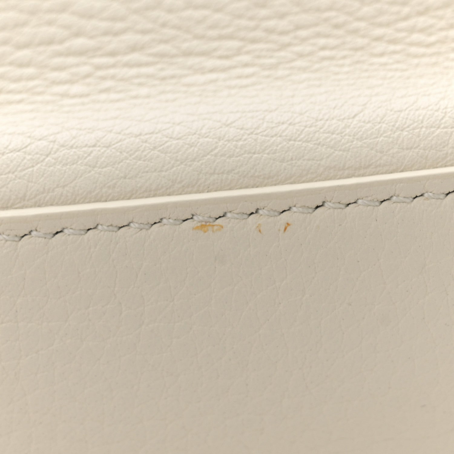 Loro Piana Grained Calfskin L19 Extra Pocket Pouch Whisper White 10 of 10