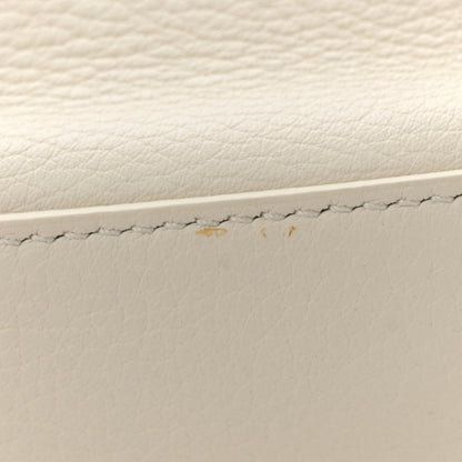 Loro Piana Grained Calfskin L19 Extra Pocket Pouch Whisper White 10 of 10