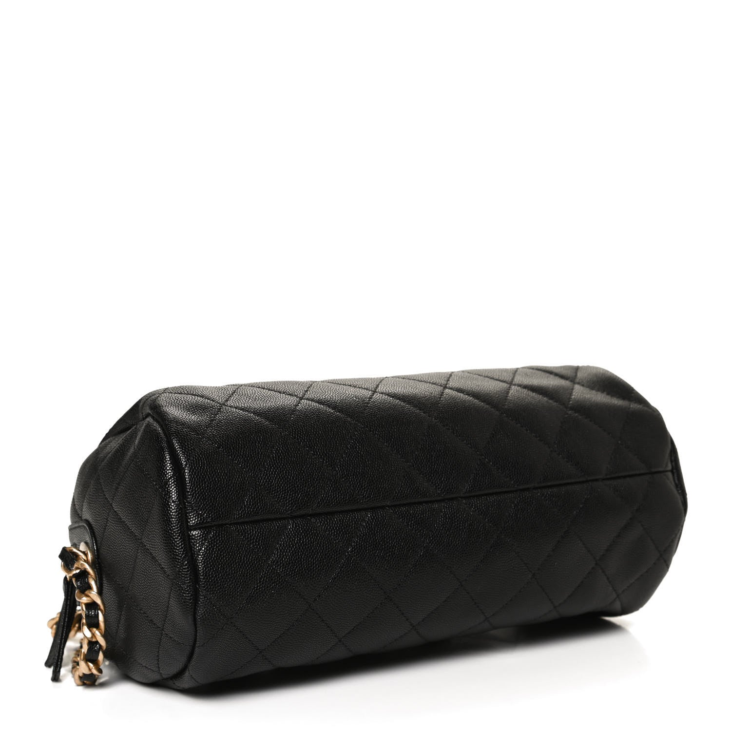 Chanel Caviar Quilted Small Fashion Therapy Bowling Bag Black 3 of 9