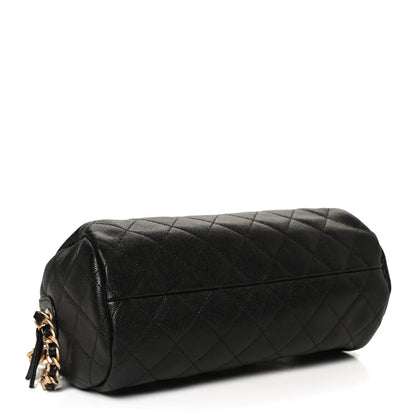 Chanel Caviar Quilted Small Fashion Therapy Bowling Bag Black 3 of 9