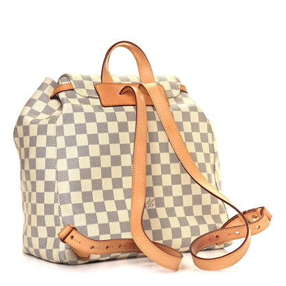 Louis Vuitton Damier Azur Sperone Backpack 3 of 14