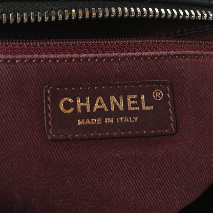 Chanel Shiny Calfskin Goatskin Quilted Coco Curve Vanity Black 6 of 10