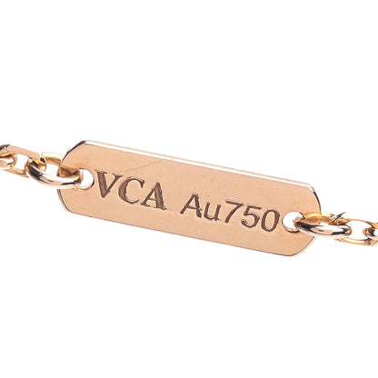 Van Cleef & Arpels 18K Rose Gold Vintage Alhambra Pendant Necklace 5 of 6