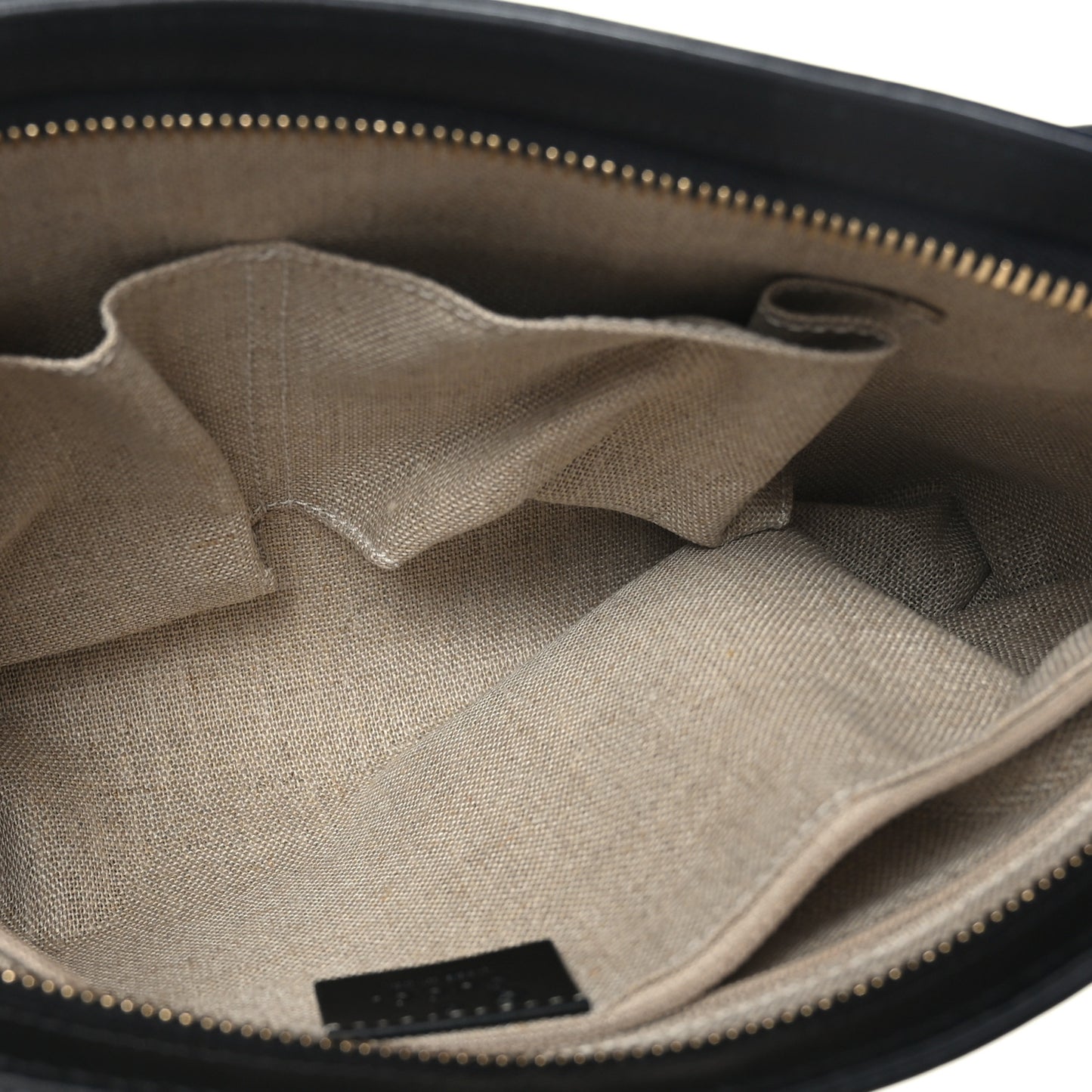 Microguccissima Flat Crossbody Black