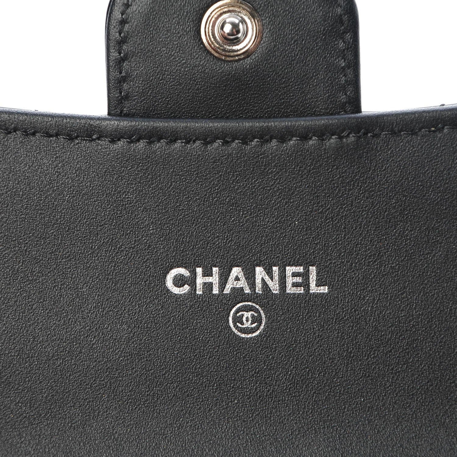 Chanel Patent Calfskin Quilted Small Flap Wallet Black 6 of 8
