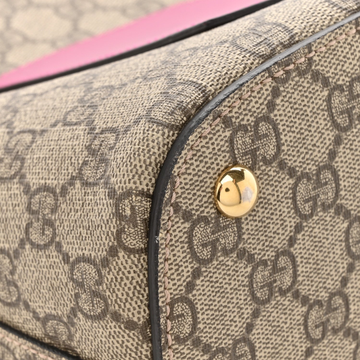 Gucci GG Supreme Monogram Linea A Hobo Red 12 of 15