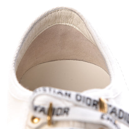 Christian Dior Canvas Walk'n Dior Low Top Sneakers 36.5 White 11 of 12