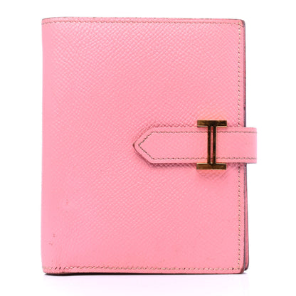 Hermes Epsom Bearn Compact Wallet Rose Confetti 1 of 6