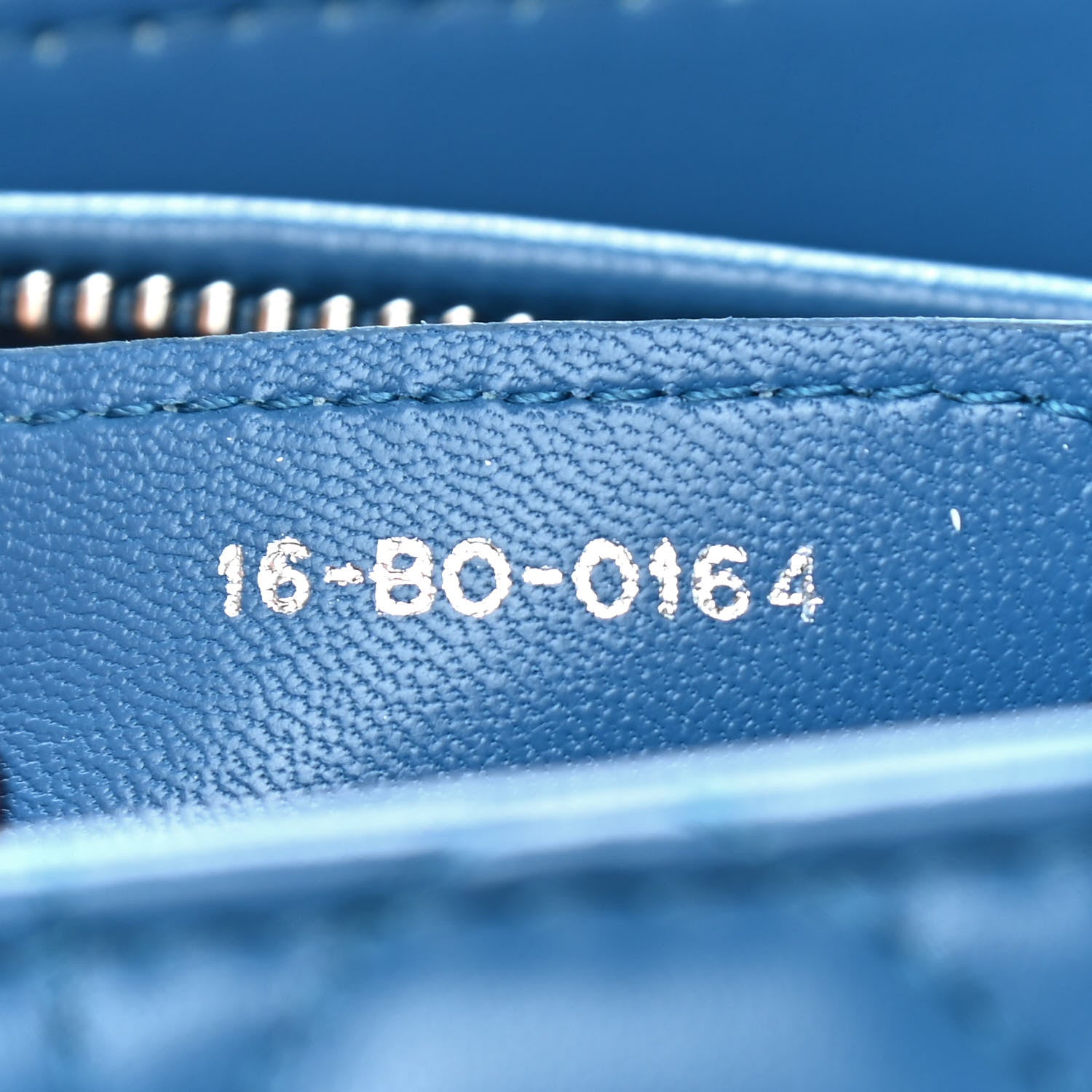 Christian Dior Lambskin Cannage Medium Lady Dior Blue Pastel 7 of 11