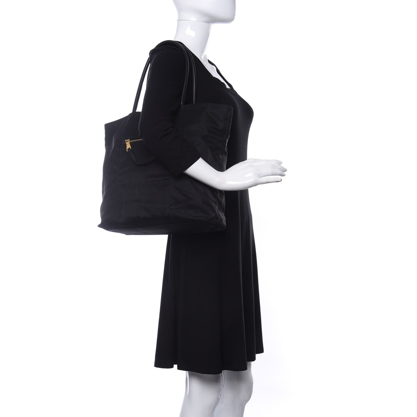 Tessuto Nylon Tote Black