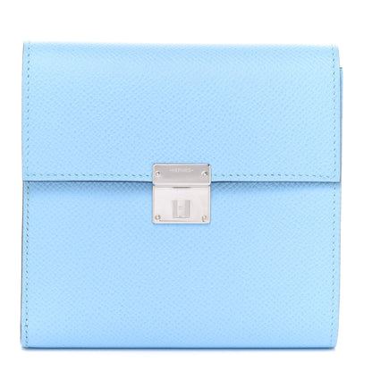 Hermes Epsom Clic 12 Wallet Celeste 1 of 8