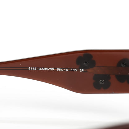 Chanel Camellia CC Sunglasses 5113 Brown 3 of 6