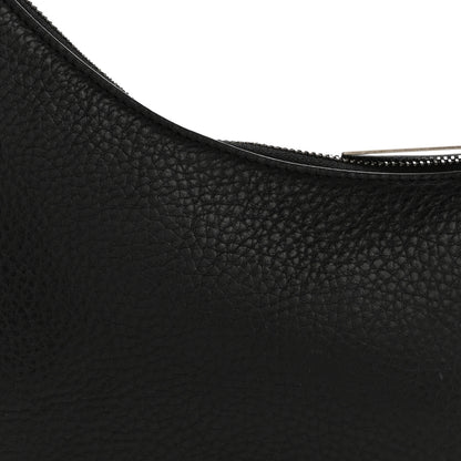 The Row Smooth Calfskin Half Moon Shoulder Bag Black 7 of 11