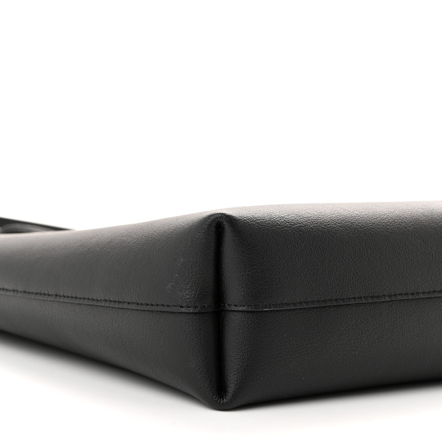 Calfskin Toy Shopping Tote Black