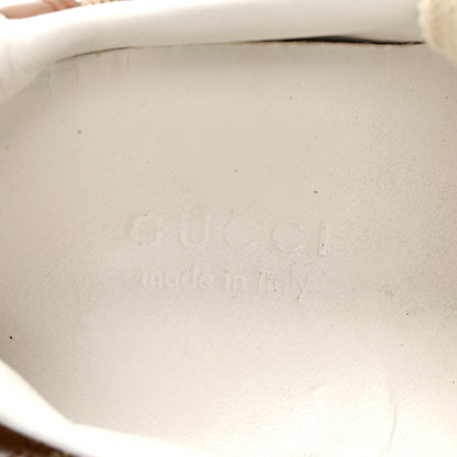 Gucci Calfskin GG Monogram Womens Platform 55mm Sneakers  37.5 Hezelnut Beige Ebony Mystic White 6 of 11