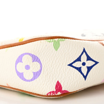 Louis Vuitton Monogram Multicolor Pochette Accessories White 8 of 9