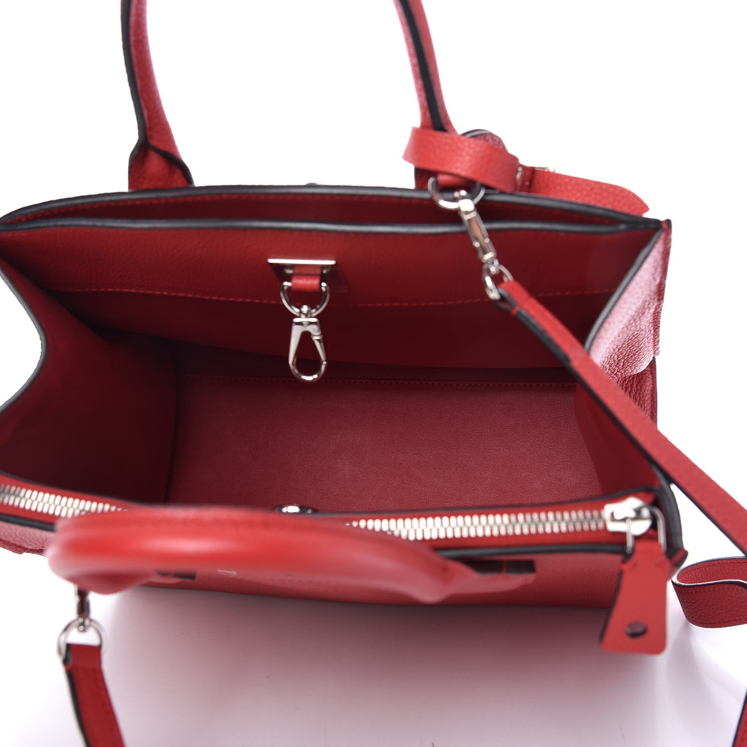 Louis Vuitton Taurillon City Steamer PM Rouge 5 of 10