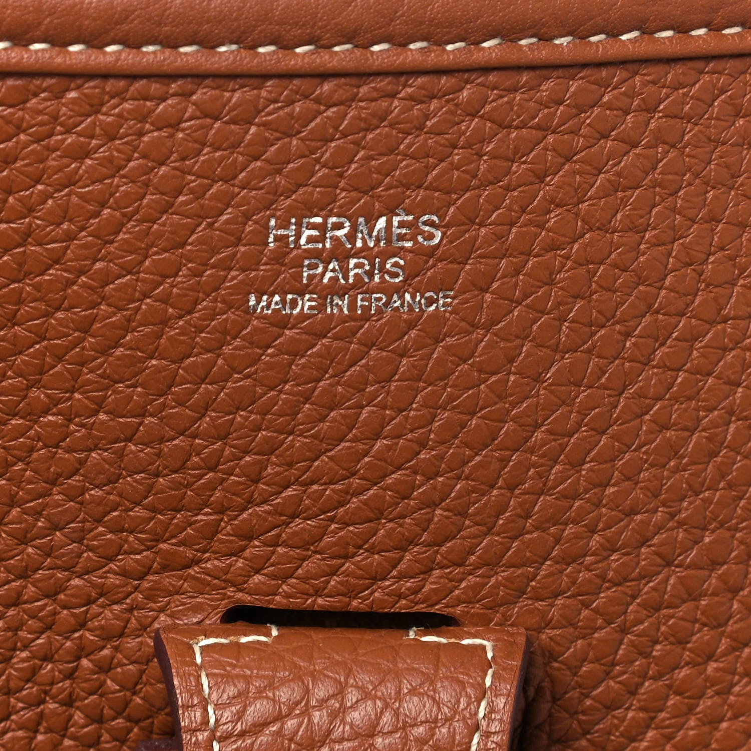 Hermes Taurillon Clemence Evelyne III GM Gold 6 of 13
