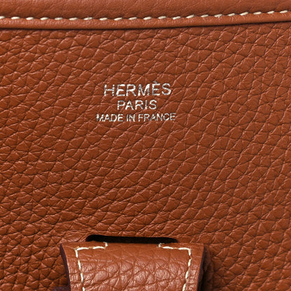 Hermes Taurillon Clemence Evelyne III GM Gold 6 of 13