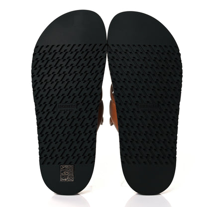 Hermes Nappa Extra Sandals 39 Gold 5 of 9