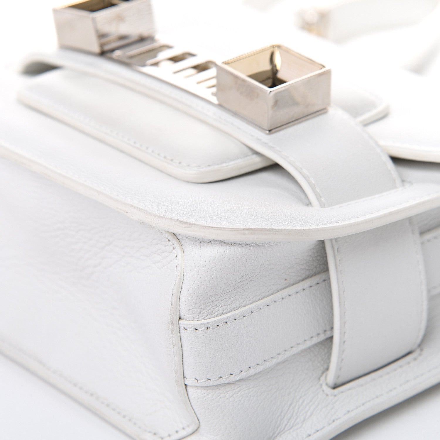 Proenza Schouler Calfskin Tiny PS11 Classic Shoulder Bag White 10 of 17