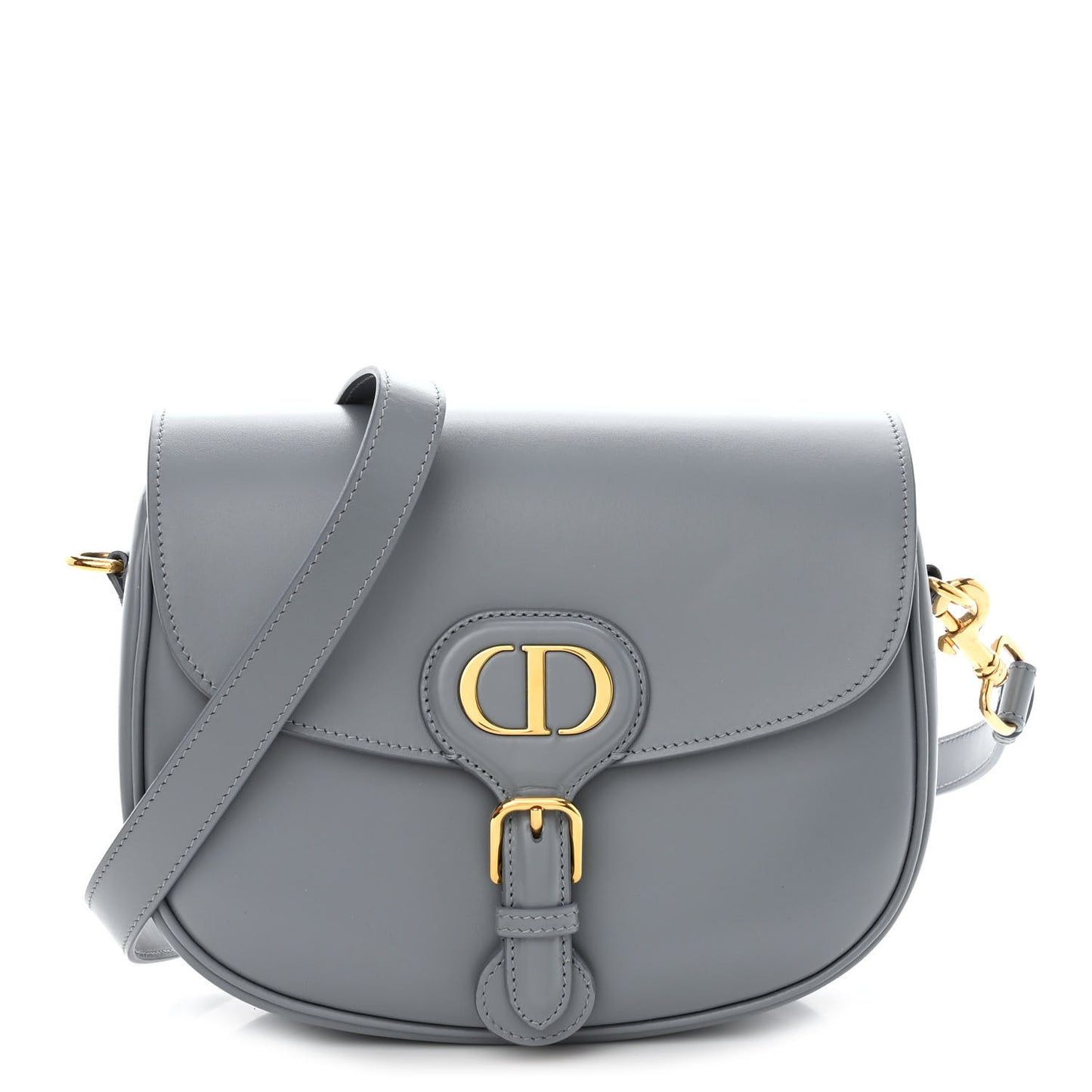 Box Calfskin Medium Bobby Flap Cloud Blue