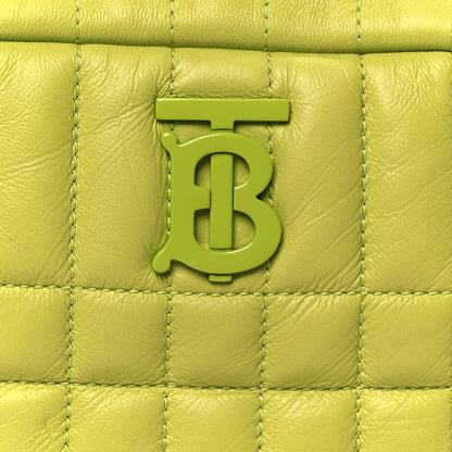 Burberry Lambskin Quilted Mini Lola Camera Bag Vivid Vivid Lime 8 of 10