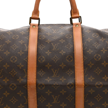 Louis Vuitton Monogram Keepall Bandouliere 55 7 of 9