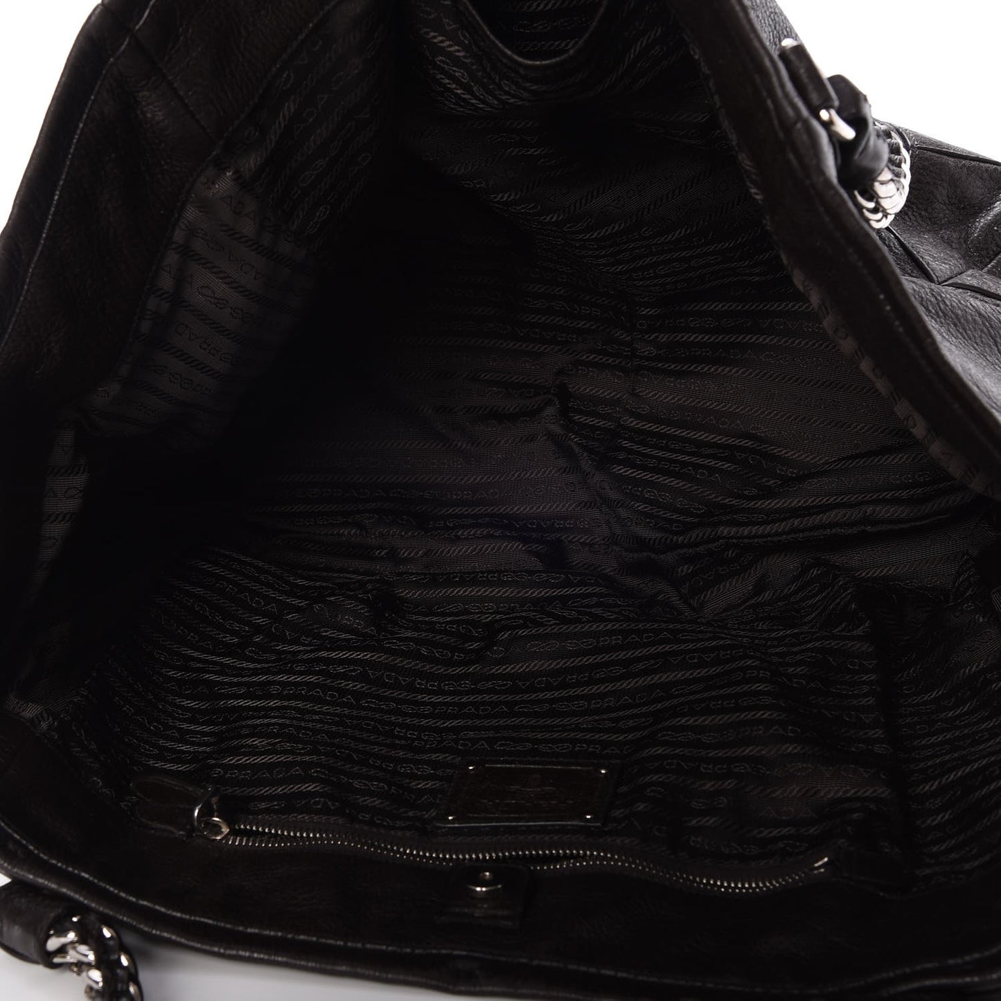 Cervo Lux Chain Shoulder Bag Ebano