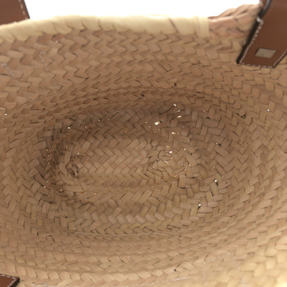 Loewe Raffia Small Basket Tote Bag Natural Tan 5 of 11