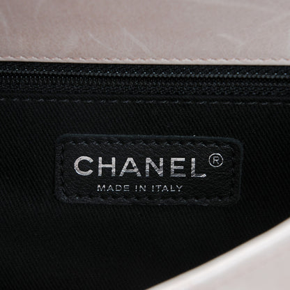 Chanel Glazed Calfskin Quilted Small CC Delivery Tote Light Pink 6 of 7