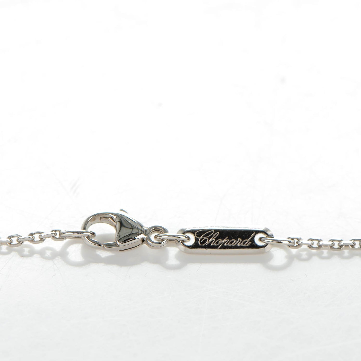 18K White Gold Diamond Good Luck Charms Evil Eye Pendant Necklace