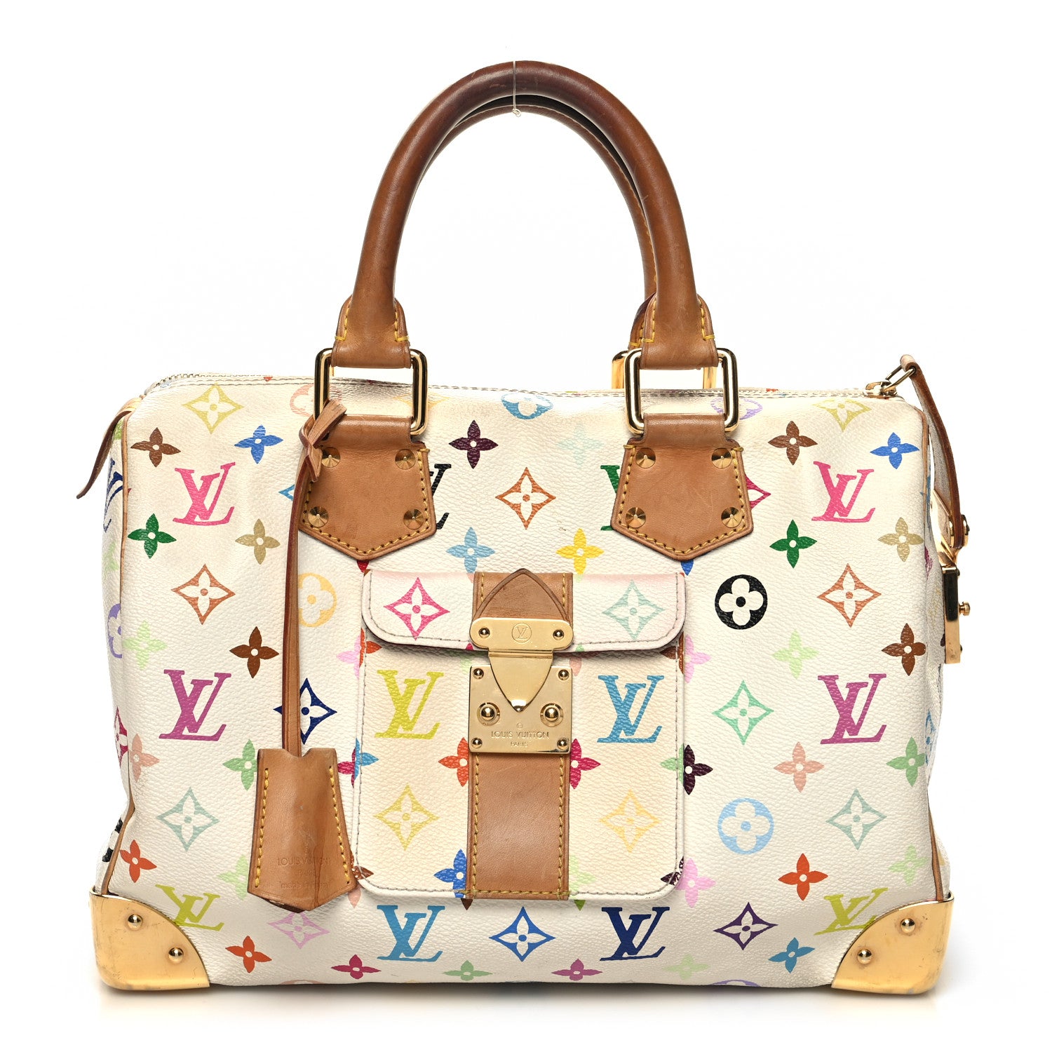 Louis Vuitton Monogram Multicolor Speedy 30 White 1 of 13