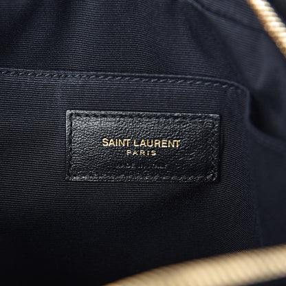 Saint Laurent Velvet Matelasse Monogram Lou Camera Bag Black 6 of 8