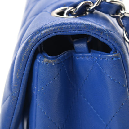 Chanel Lambskin Quilted Mini Rectangular Flap Blue 10 of 13