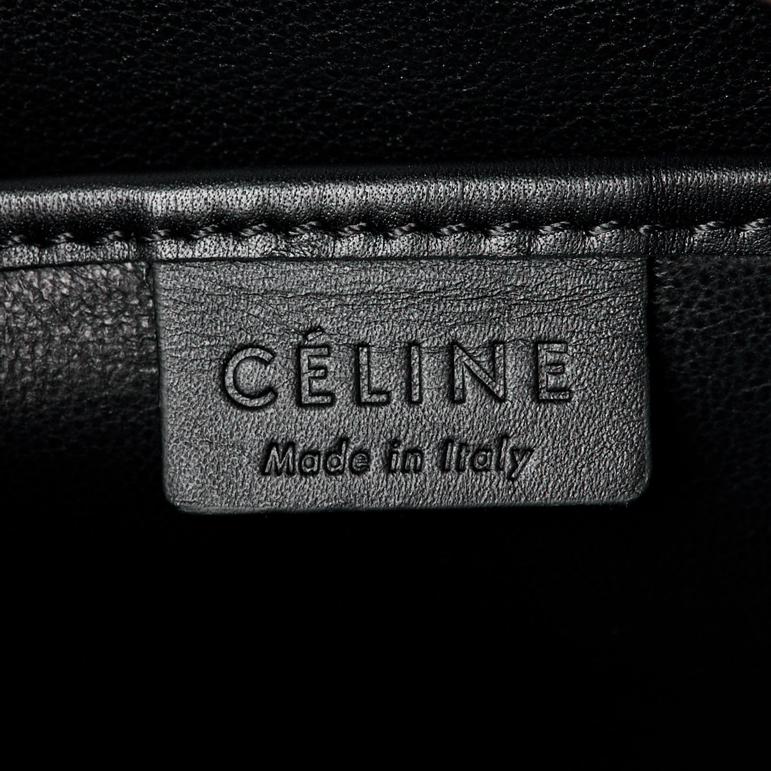 Celine Bullhide Calfskin Nubuck Nano Tri-Color Luggage White 6 of 10