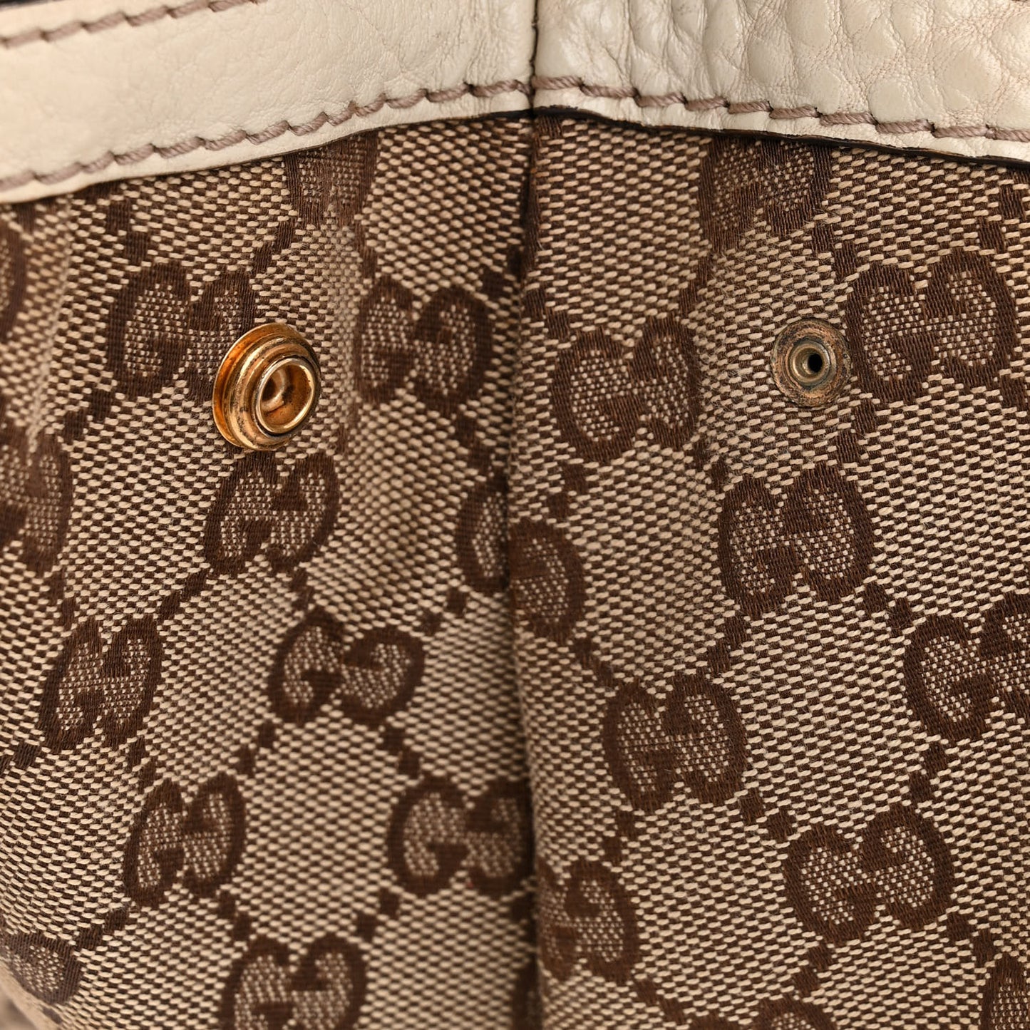 Monogram Medium Interlocking Icon Tote Ivory