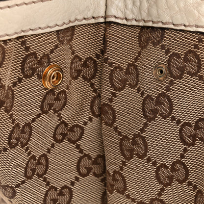 Gucci Monogram Medium Interlocking Icon Tote Ivory 16 of 17